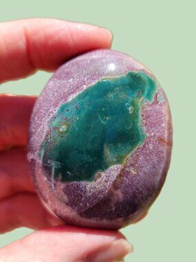 Ocean Jasper Palm Stone (OJ144)